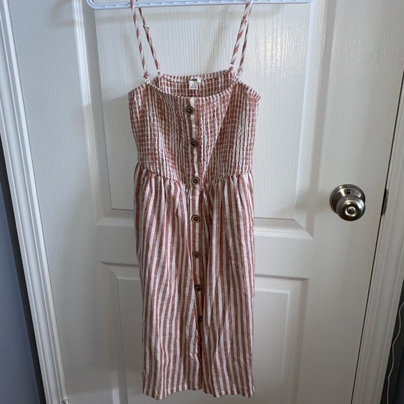 Garage pink striped dress - Picture 4 of 5